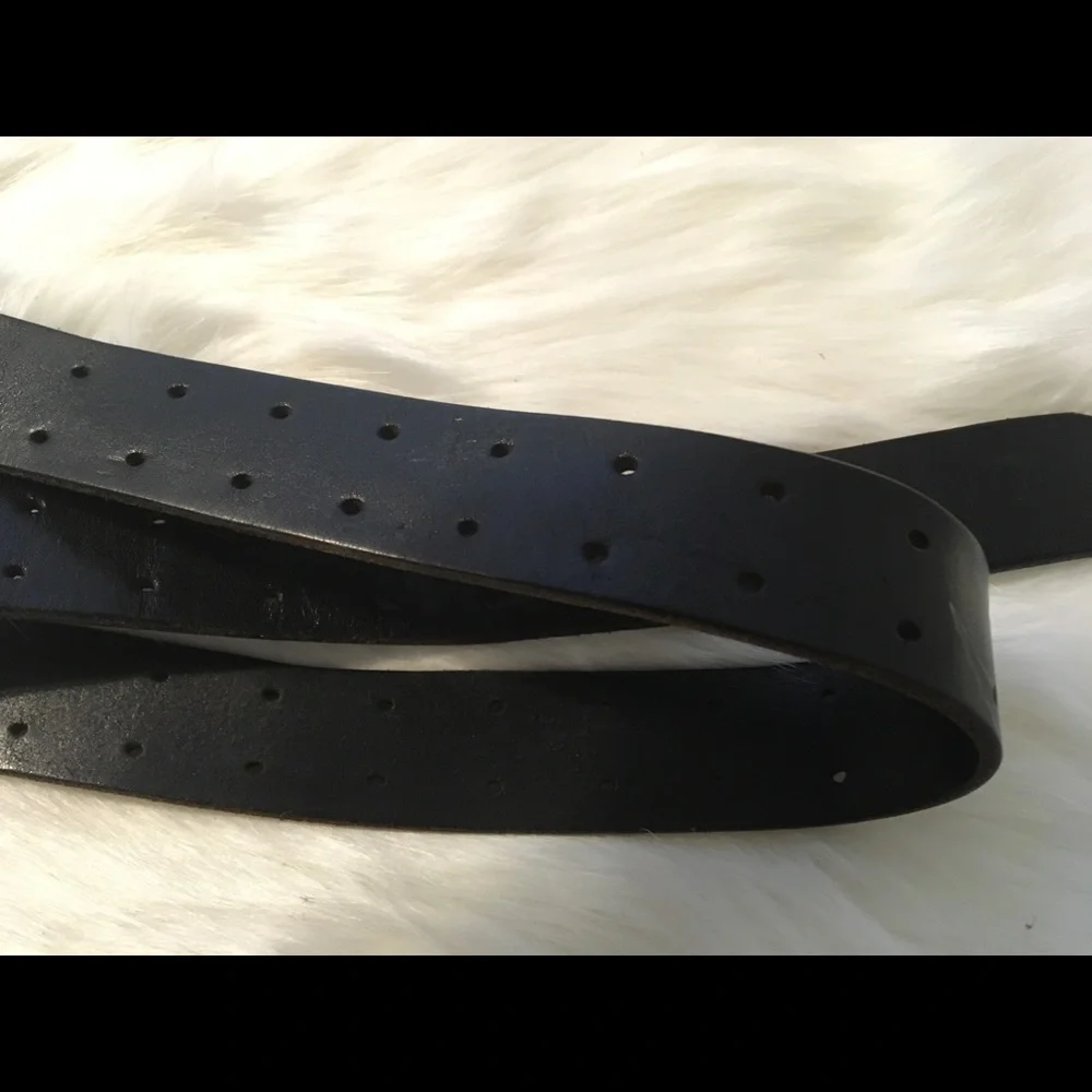 Black Leather Belt